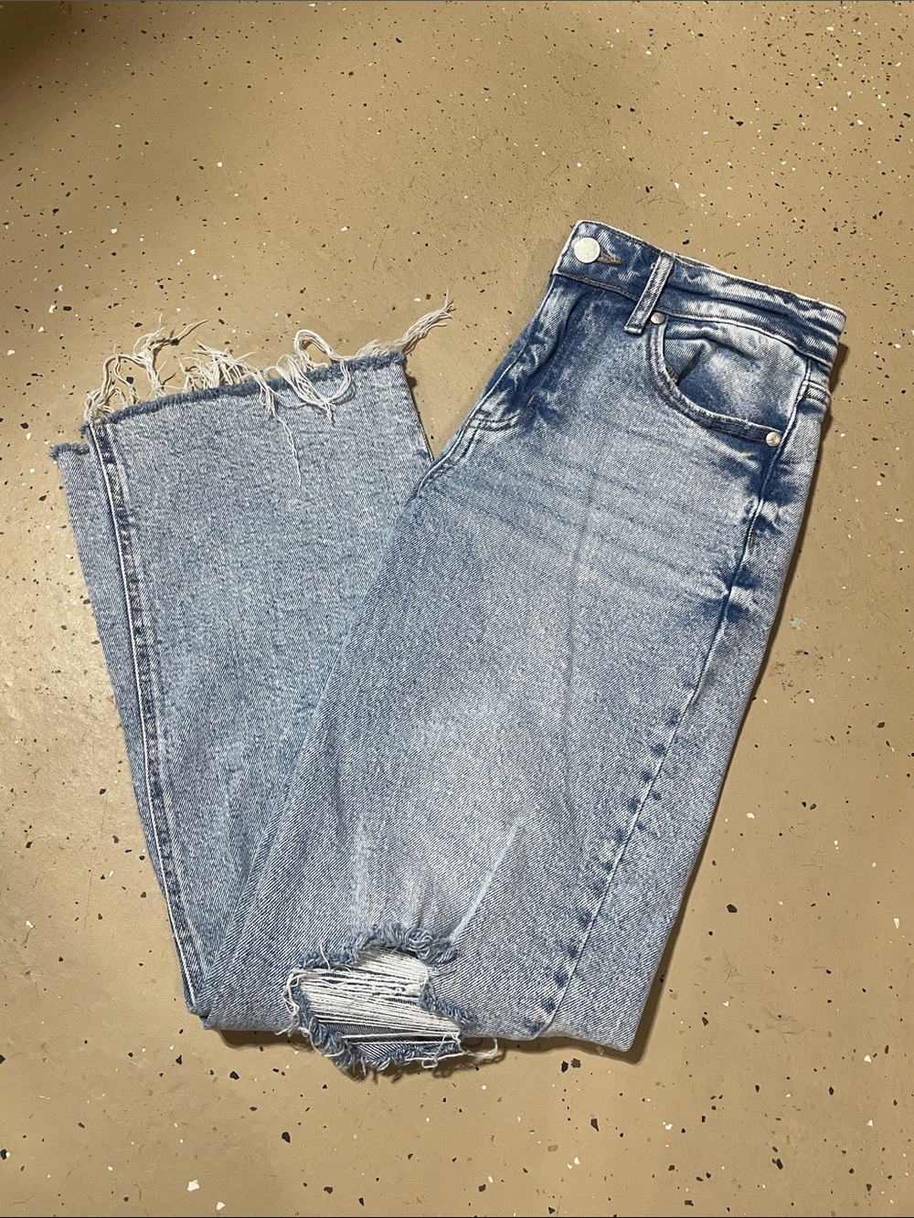Girls art class High-Rise Baggy Distressed Girls Jeans